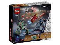 Super Heroes 76320 Конструктор Железный Человек и Воитель против Хаммер-дронов