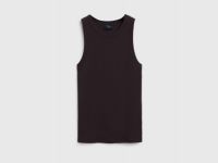 Базовый топ в рубчик, Коричневый