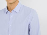 Рубашка в полоску, Голубой