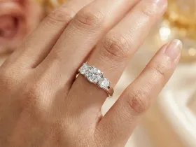 Классическое кольцо из белого золота э4712кц02187900_white