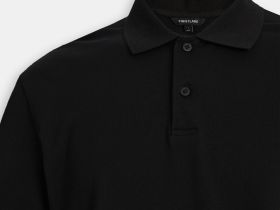 Базовое поло из хлопка прямого силуэта