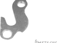 Держатель заднего переключателя &quot;петух&quot; Meta №7 фрезерованный (серебристый)