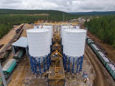 «Полюс» строит современный цементный терминал в Якутии