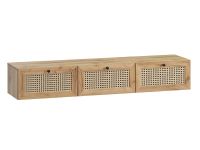 ТВ-тумба подвесная Рошаль 150x25 Ротанг