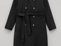 Плащ А-силуэта с поясом