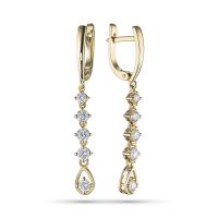 Серьги из желтого золота э0312сг05165800