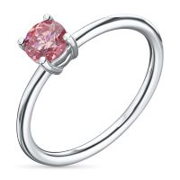 Классическое кольцо из белого золота э0912кц08210868_pink