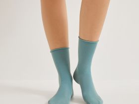 Носки Есения, бирюза/голубые