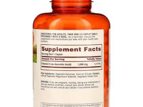 Sundown Naturals, Витамин С, 1000 мг, 300 капсуловидных таблеток