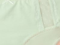 Набор трусов Макси Слип/Maxi Slip, бежевый/голубой/зеленый