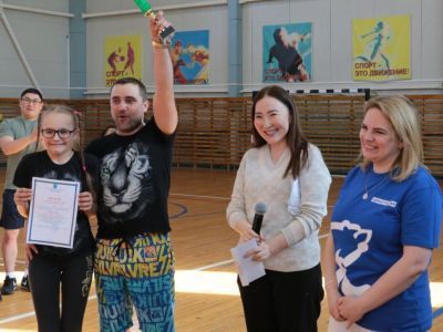 Семья Кокориных из Алмазного стала победителем соревнований «С папой к победе!»