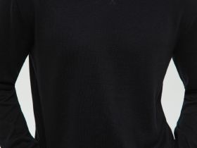 Базовый джемпер из хлопка прямого кроя