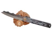 Складной нож Nagao Higonokami Ryubu - Dragon, 100мм, сталь Aogami, рукоять металл