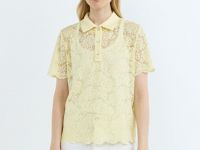Поло из кружева, Желтый