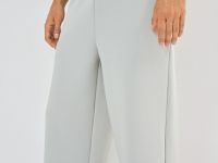 Брюки с эластичным поясом, Серый