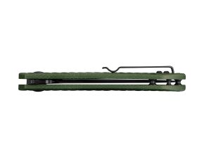 Нож складной Ruike P123-MG, сталь 14C28N, рукоять микарта, зеленый