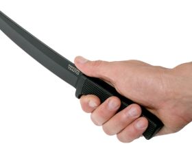 Нож с фиксированным клинком Cold Steel Recon Tanto, сталь SK-5, рукоять резина, черный