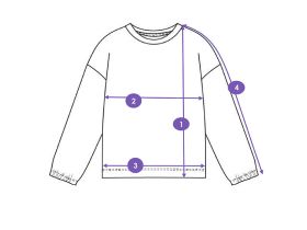 Фуфайка трикотажная для девочек (футболка с длинными рукавами)