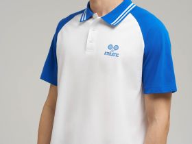 Поло прямого кроя из хлопка пике