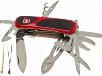 Нож перочинный Victorinox EvoGrip S557, сталь X50CrMoV15, рукоять термопластик GRN, красно-чёрный
