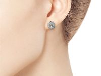 Пусеты из комбинированного золота э4812пс04220703_white