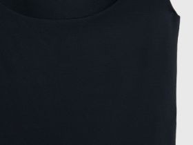 Топ с широкими бретелями, Черный