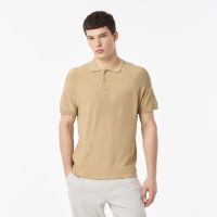 Мужское тёплое трикотажное поло Lacoste