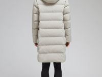 Длинный пуховик с натуральным пухом