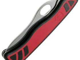 Нож перочинный Victorinox Sentinel One Hand, сталь X50CrMoV15, рукоять нейлон, красно-черный