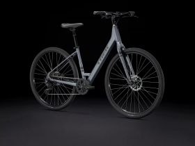 Женский велосипед Trek Verve 2 Lowstep Gen 5, год 2026, цвет Серый, ростовка 21.5