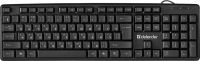 Проводная клавиатура Defender USB Element HB-520 RU Чёрная