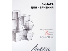Папка для черчения "Ладога" А4 24 л 200 г