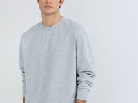 Свитшот с имитацией футболки, Серый