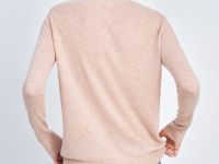 Джемпер прямого силуэта с округлым вырезом