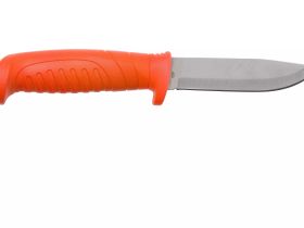 Нож с фиксированным клинком Boker Knivgar Sar Orange, сталь 420A, рукоять пластик