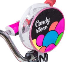 Детский велосипед Novatrack Candy 16, год 2023, цвет Белый