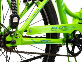 Складной велосипед Stels Pilot 760 24, год 2025, цвет Зеленый