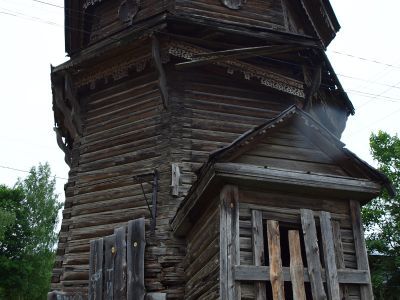 Башня-водокачка, деревянная