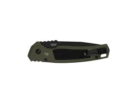 Автоматический складной нож Kershaw Launch 16, сталь CPM-M4 Cerakote, рукоять алюминий/trac-tec, оливковый