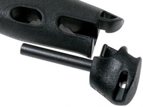 Нож с фиксированным лезвием Morakniv Companion Spark Black, сталь Sandvik 12C27, рукоять резина/пластик