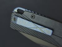 Складной нож TuoTown Themis DLC, сталь T14N, рукоять Black Crystal Ti