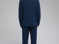 Поло из хлопка пике с длинным рукавом