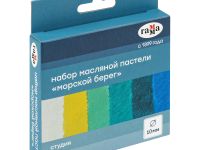 Набор пастели масляной Гамма "Студия", "Морской берег", 6 цветов, картон. упак., европодвес