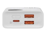 Внешний аккумулятор Baseus Adaman2 Digital Display Fast Charge 20000mAh 30W (белый) (PPAD050002)