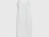 Платье миди, Белый