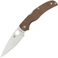 Складной нож Spyderco Native Chief, сталь Cru-Wear, рукоять Brown Canvas Micarta