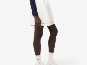 Женские шорты Lacoste из смеси льна