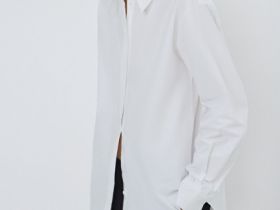 Рубашка из хлопка, Белый