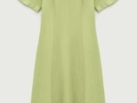 Платье миди с коротким рукавом