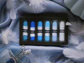 Набор пастели сухой nuance., Don’t Be Blue, 6 шт (синие)